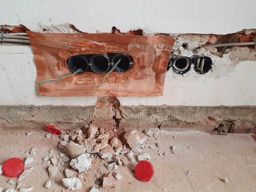 Unter Putz abgeschirmte ETW Rehmstr/HH