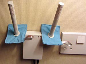 Cuprotect®-Abschirmfenster P7B-Scheibe / WK4-Rahmen